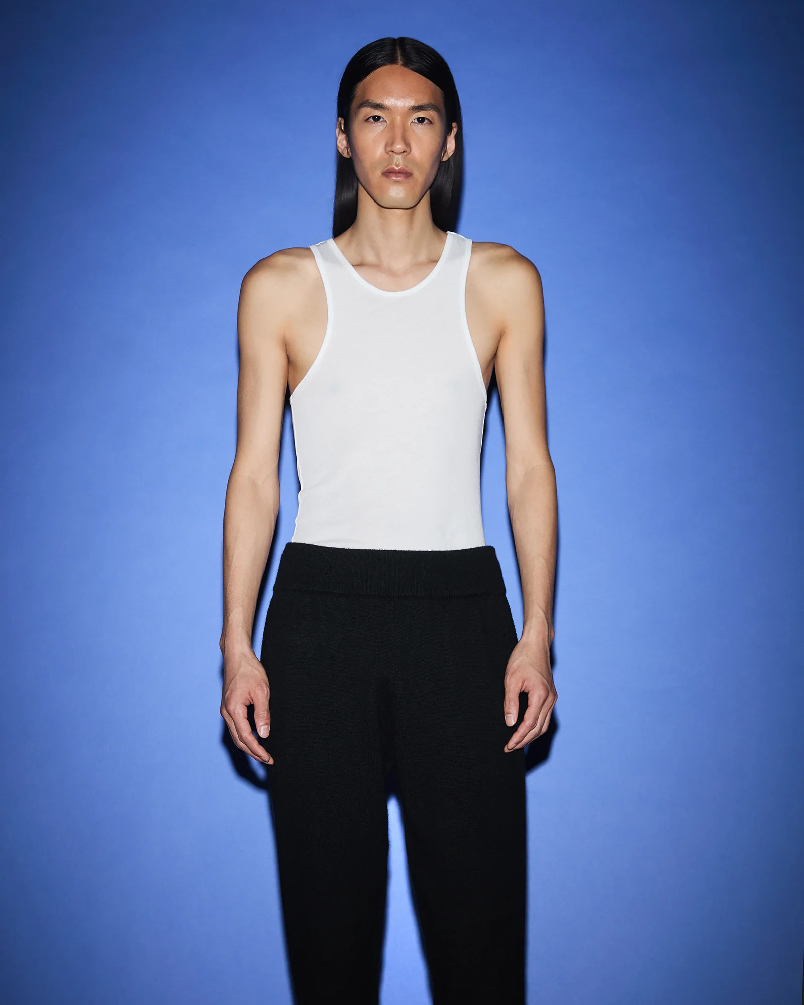 SLIM KNIT LOUNGE PANT BLACK - 3
