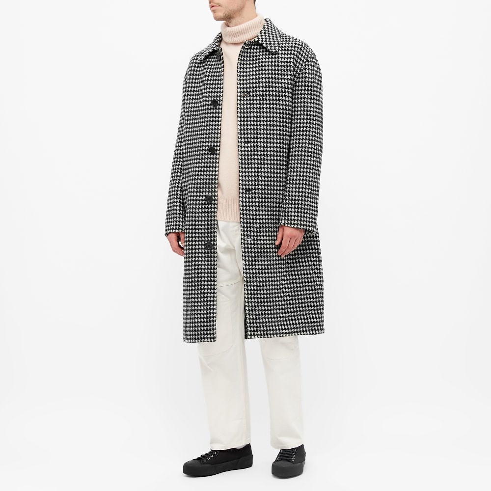 JW Anderson Houndstooth Wool Overcoat - 6