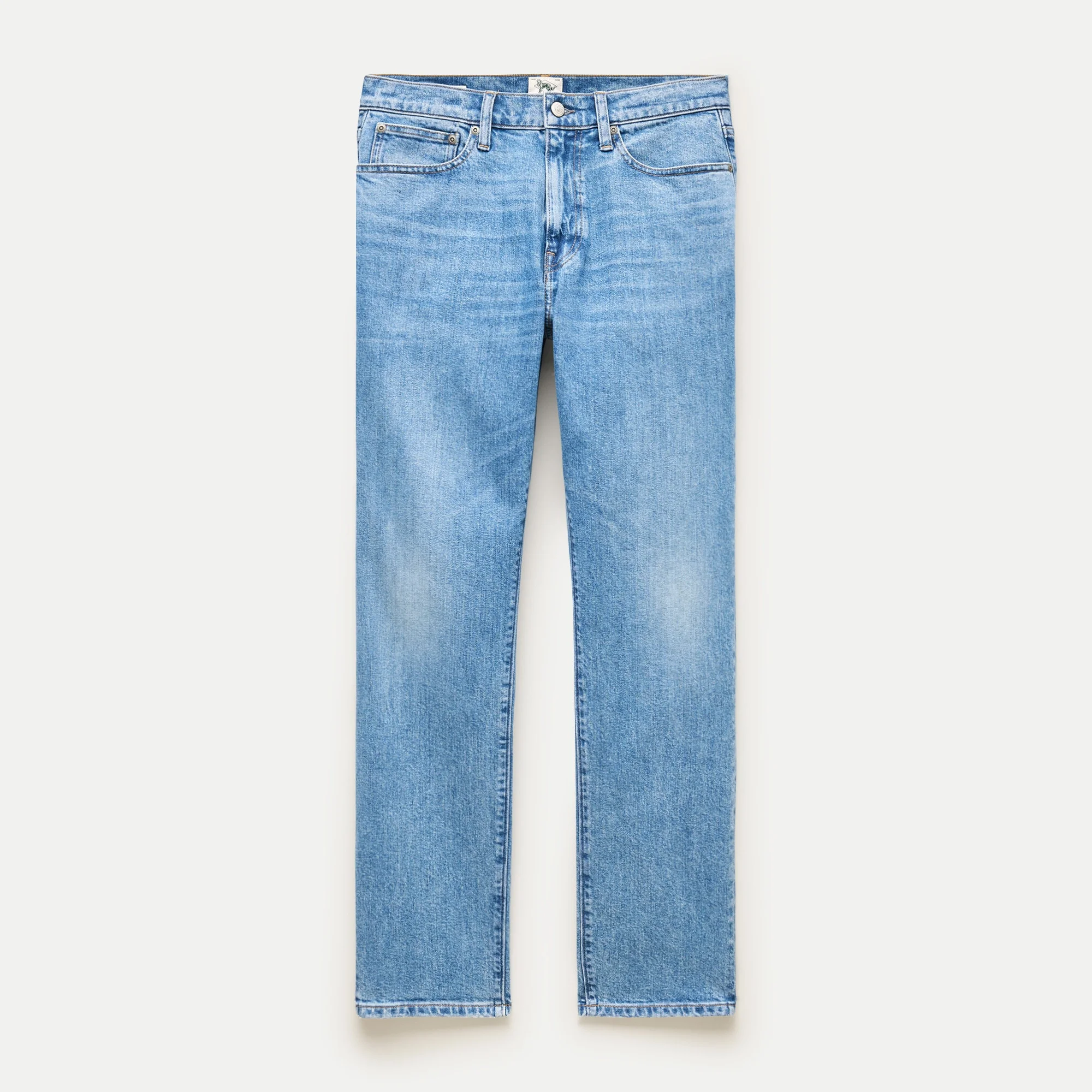 Athletic Straight-fit stretch jean in vintage medium wash - 1