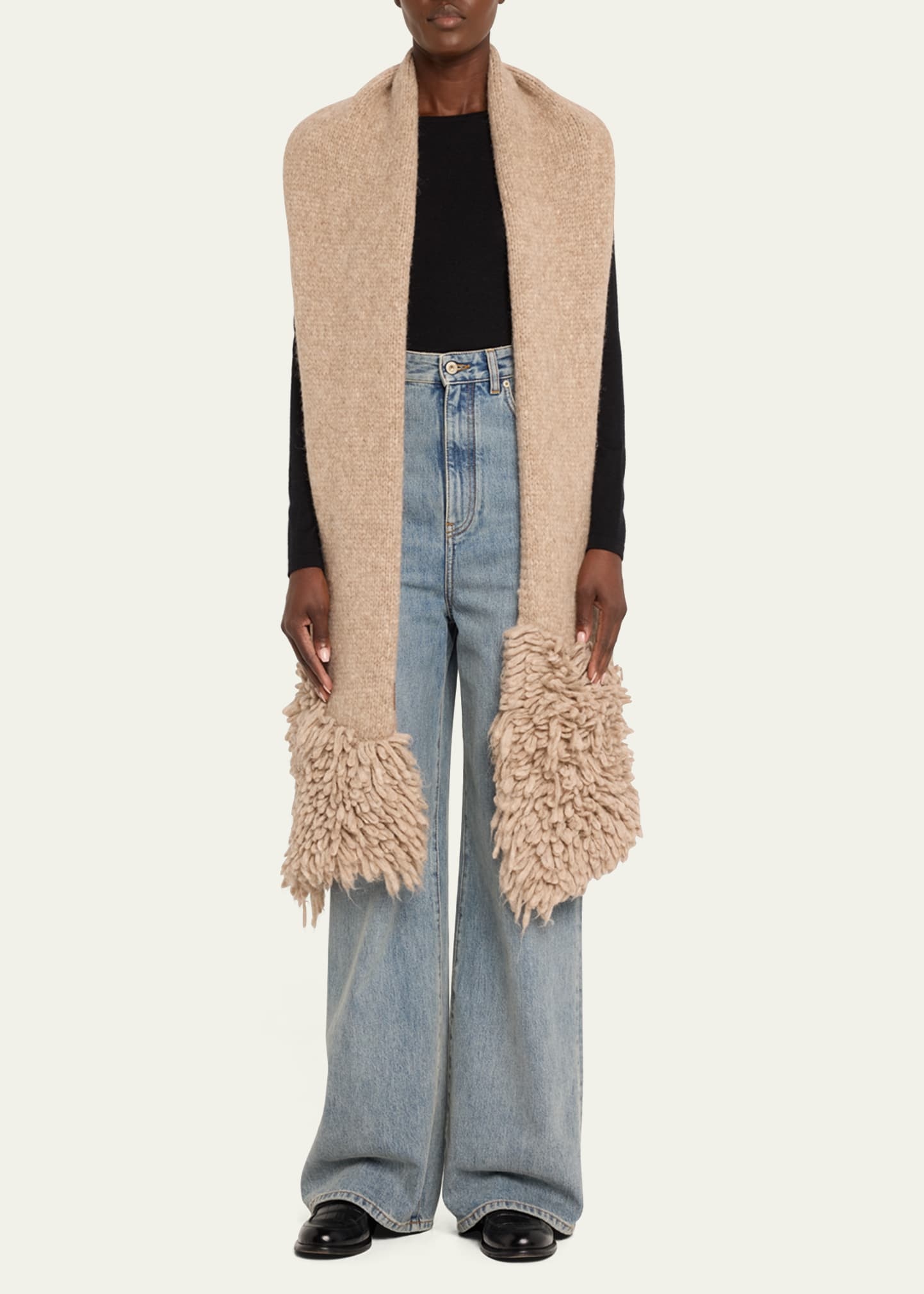 【送料&関税込】Loewe Alpaca Blend Cardigan LOEWE | Knitted Graphic Wool Alpaca Blend Cardigan | Women