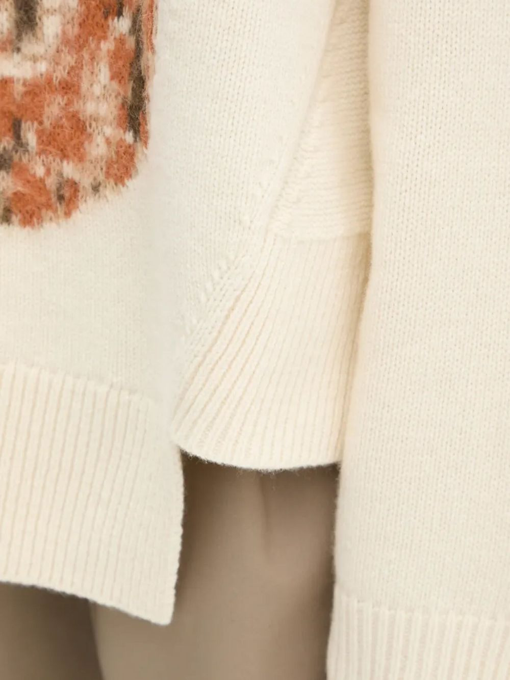 abstract-pattern sweater - 5