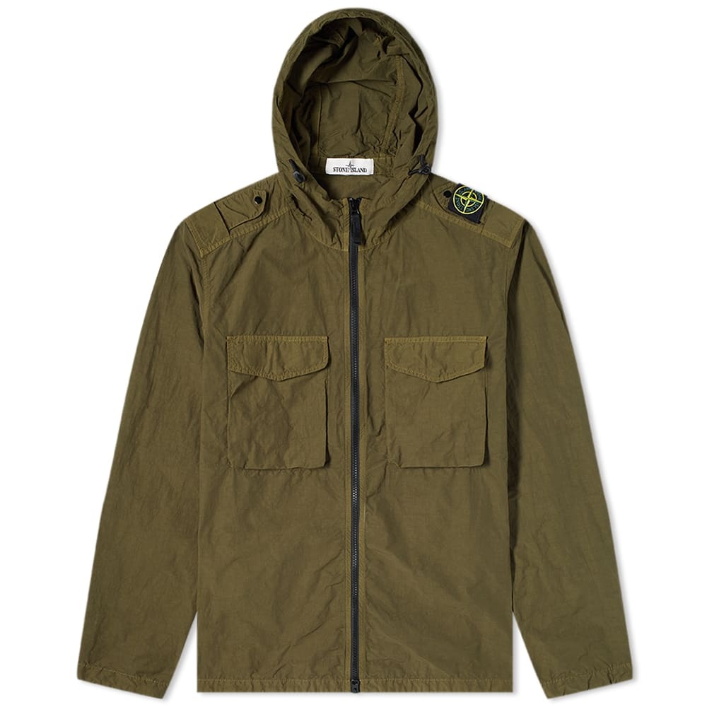 Stone Island Naslan Light Hooded Shirt Jacket - 1