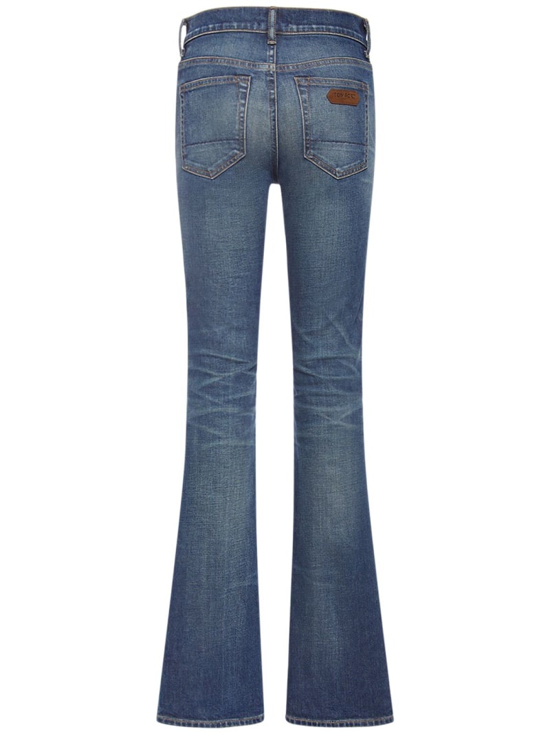 High rise denim flared jeans - 2