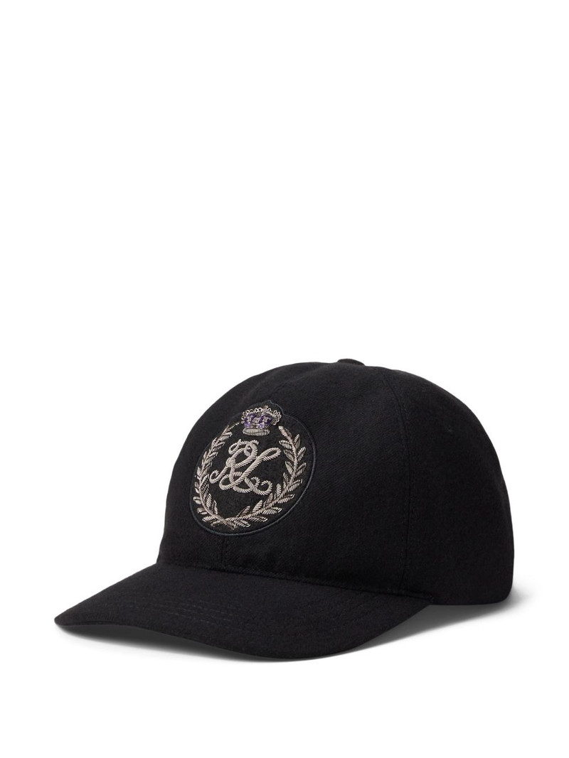 logo-embroidered cap 1