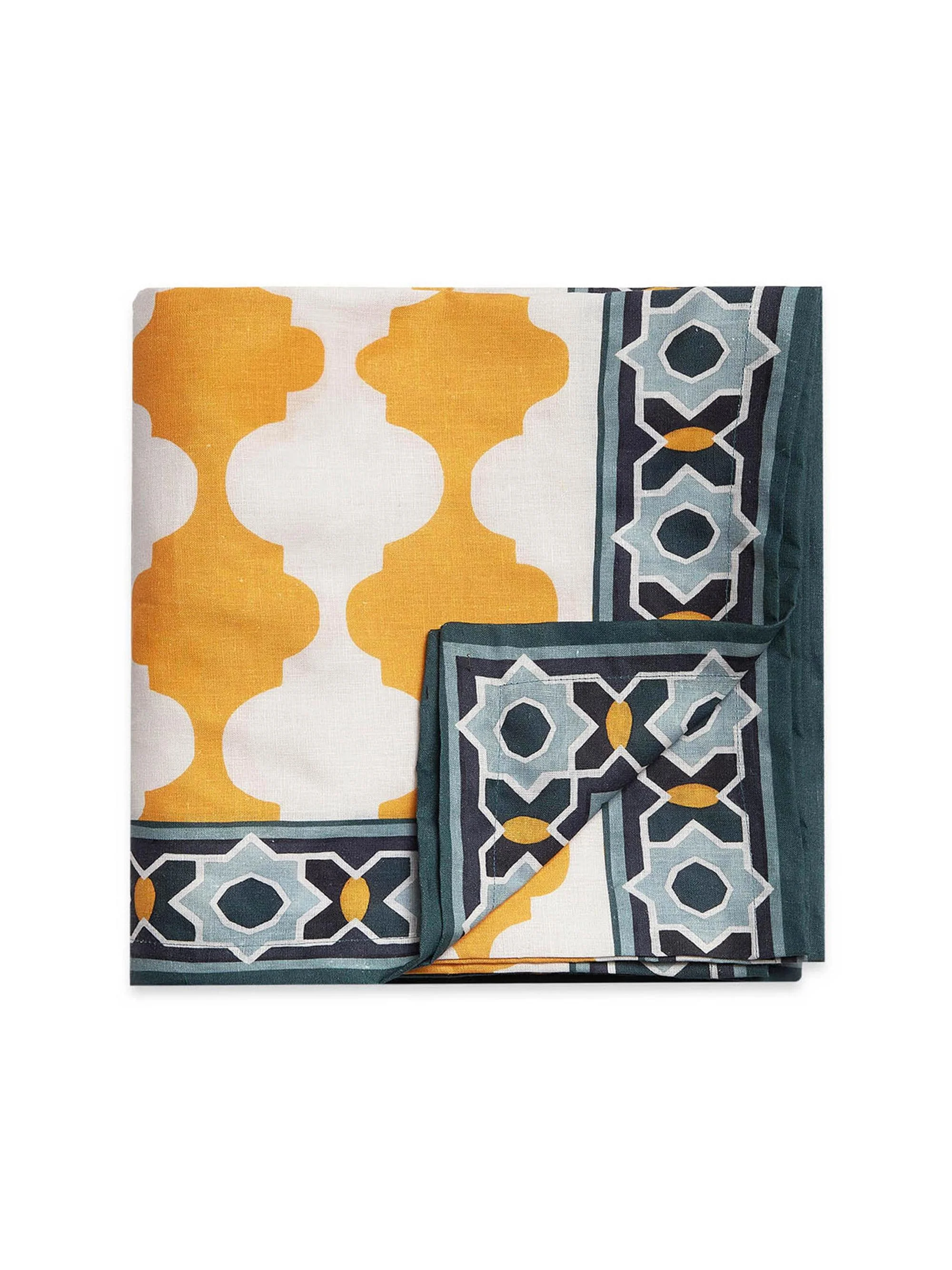 Medium Tablecloth (70.9'' x 110.2'') - Yellow - 1