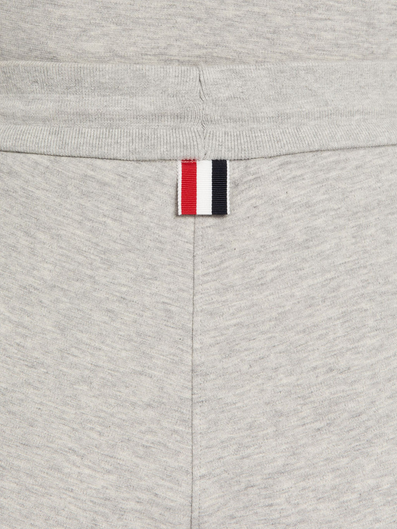 Grey Cotton Milano Stitch Hector Chenille Patch Shorts 6