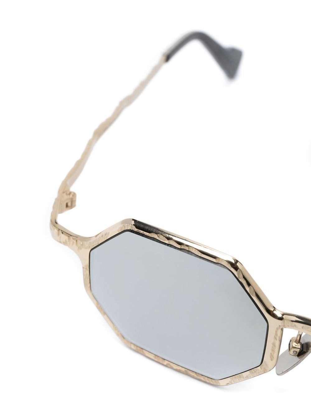 geometric-frame tinted sunglasses - 3