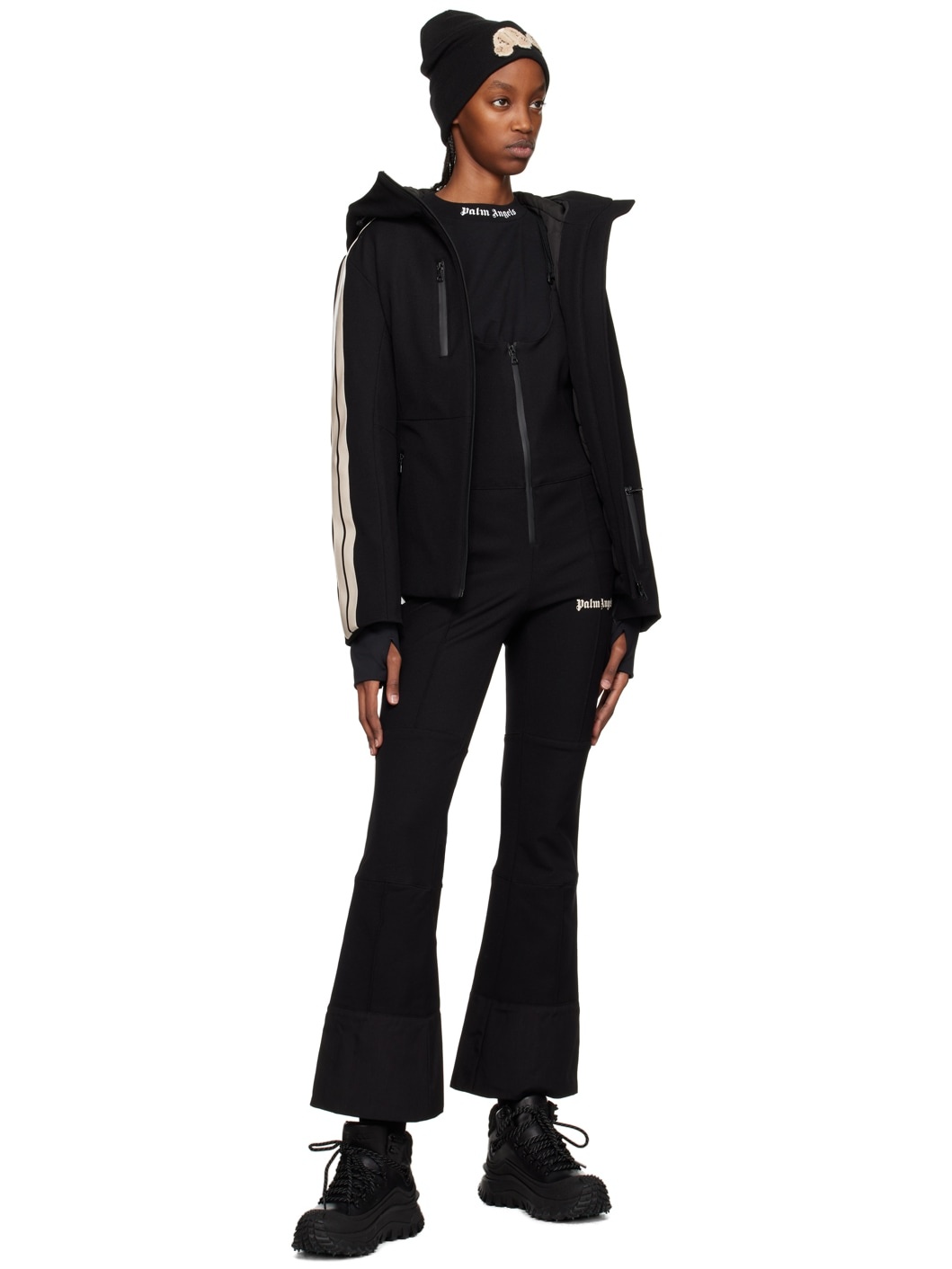 Black Track Jumpsuit - 4