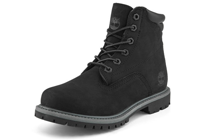 (WMNS) Timberland Waterville 6-Inch Waterproof Wide-Fit boots 'Black' A17VMW - 3