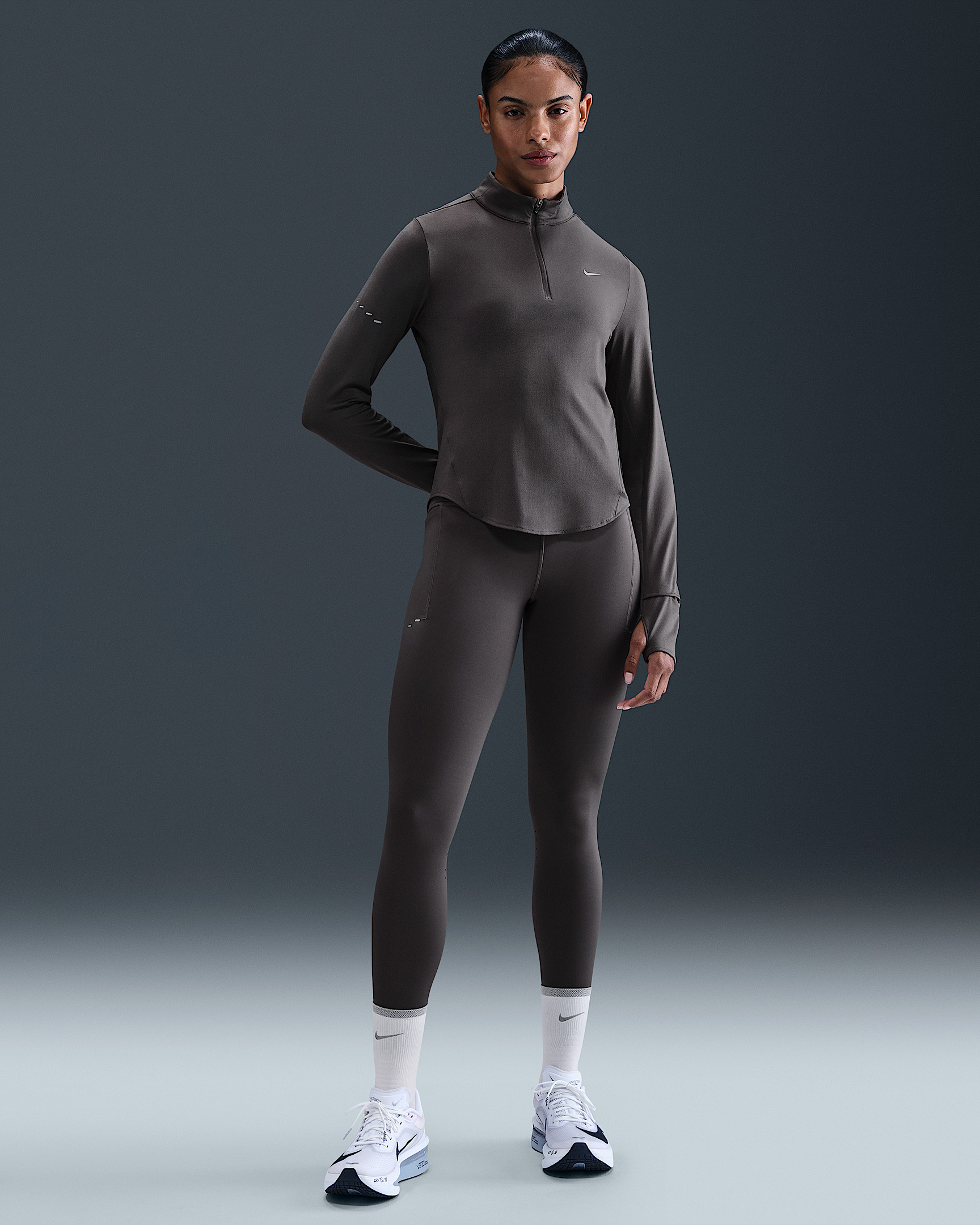 Nike Swift Women's Dri-FIT UV 1/4-Zip Running Top - 4