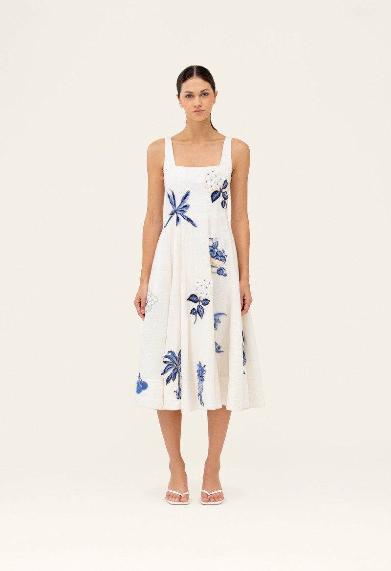 Agua by Agua Bendita Frontera Wild Midi Dress outlook