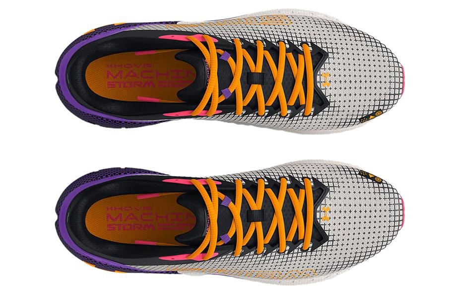 (WMNS) Under Armour HOVR Machina 'Storm-White Clay Formula Orange' 3026551-300 - 4