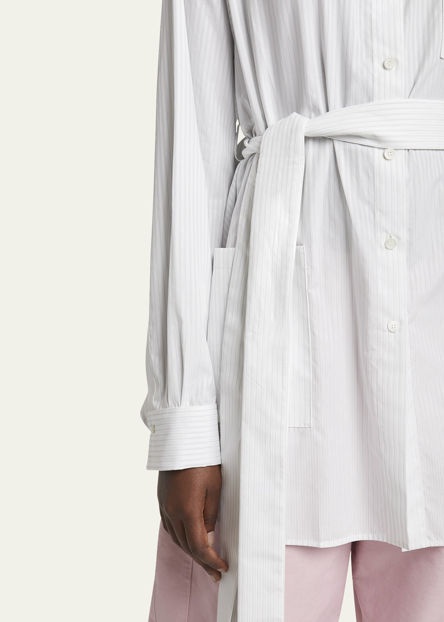 Belted Pajama Blouse - 5