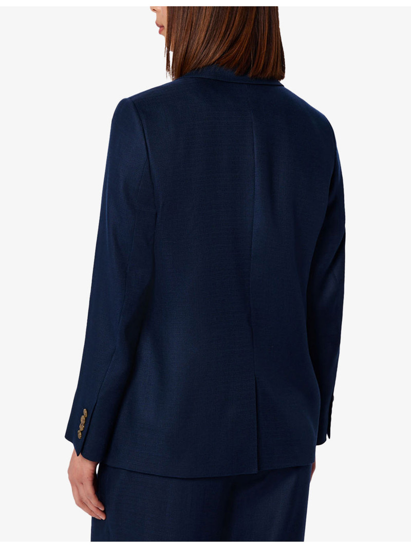 Hopsack Relaxed-Fit Woven Blazer 4