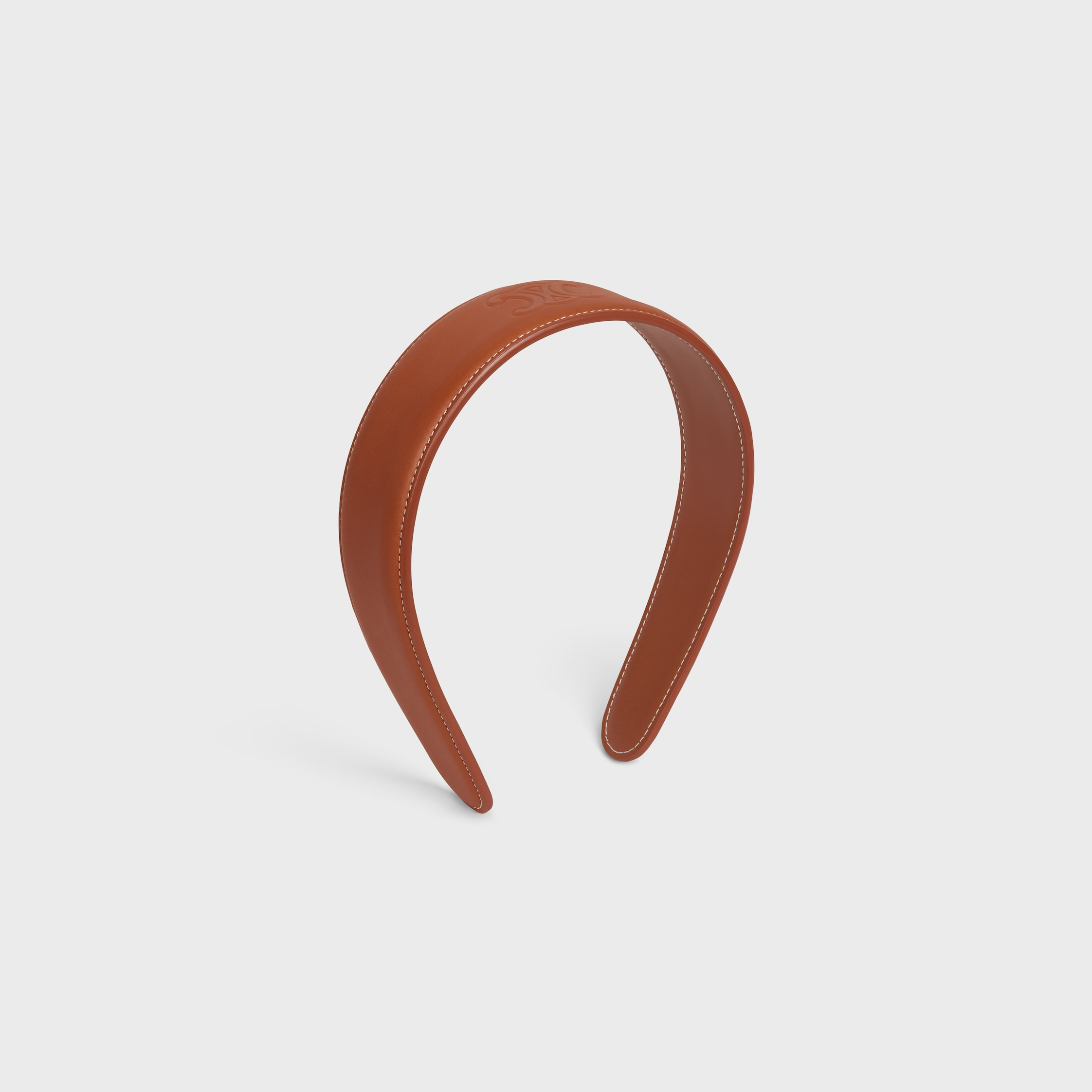 Cuir Triomphe Headband in Calfskin Leather - 2