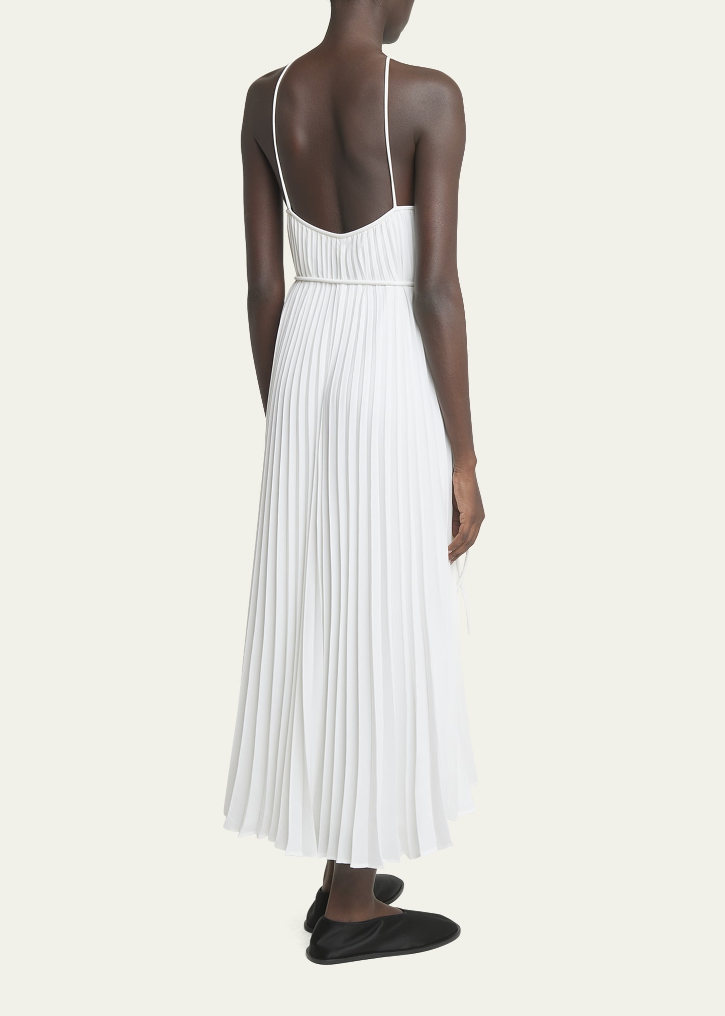 Celeste Pleated Halter Maxi Dress - 3