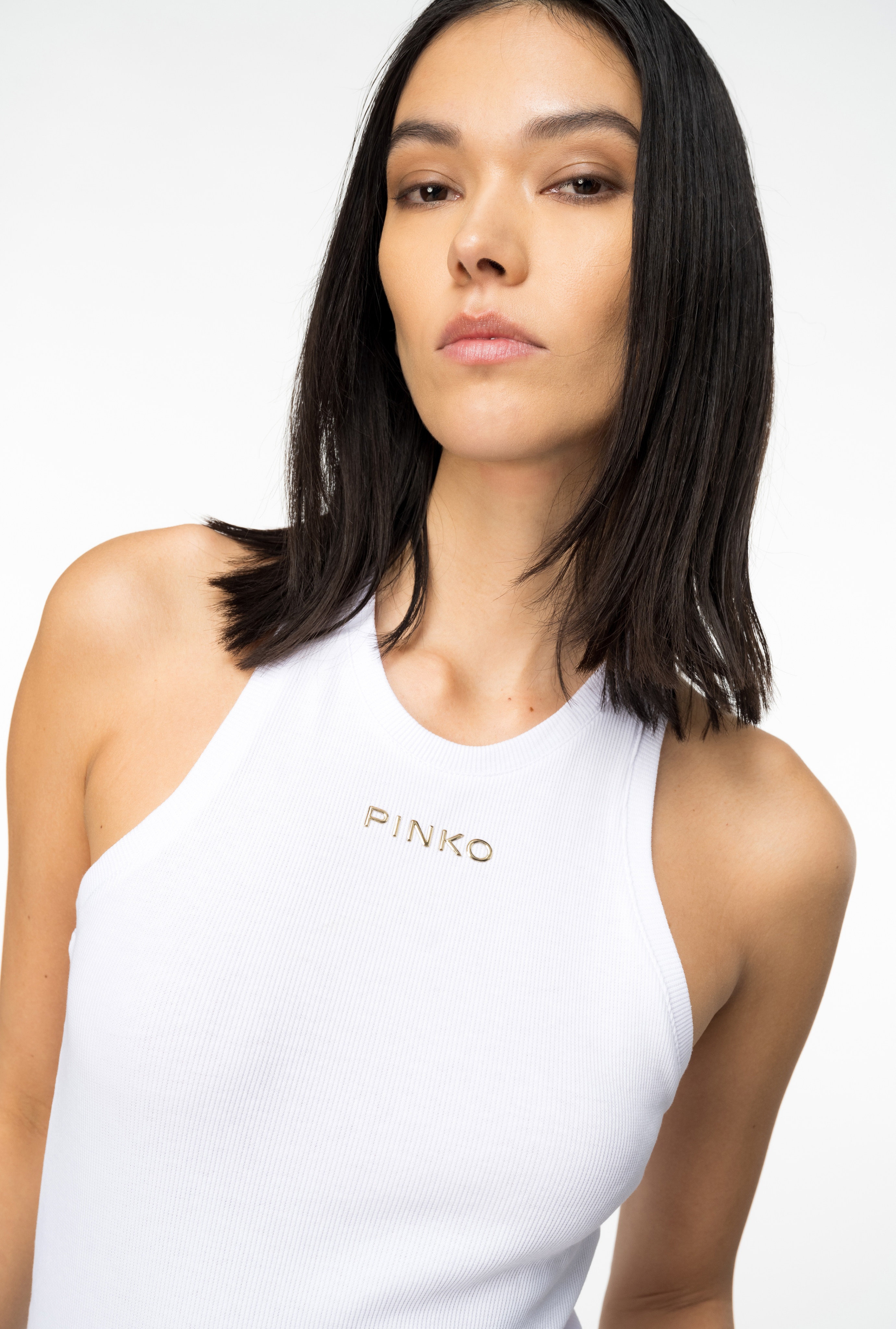 RIBBED TOP WITH LOGO - 3