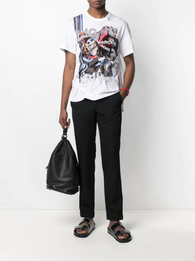 Comme des Garçons Homme Plus folded graphic-print T-shirt outlook