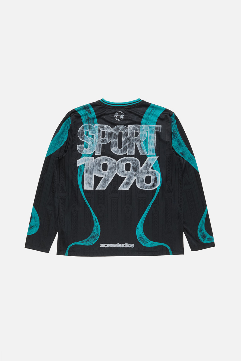 Sports jersey graphic t-shirt - Black 7