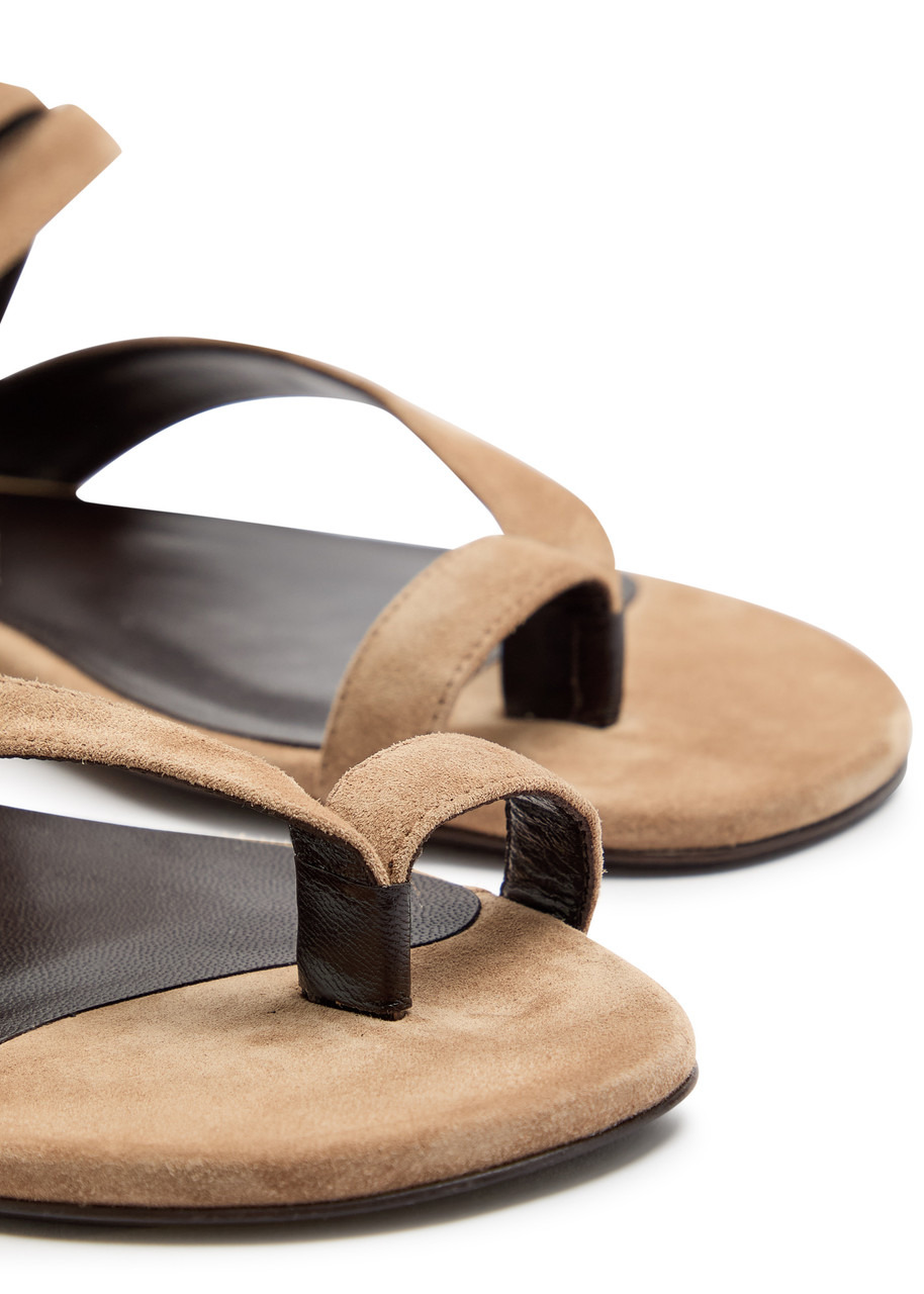 Khaite Aimee Suede Sandals - 4