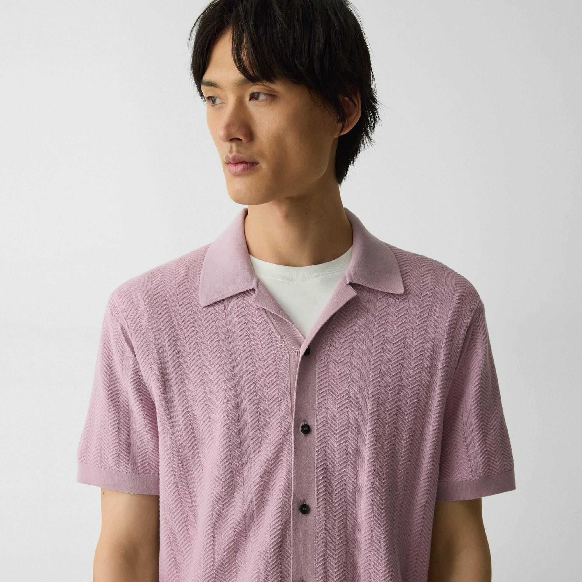 Camp Collar Shirt in Cotton Light Twist - 5