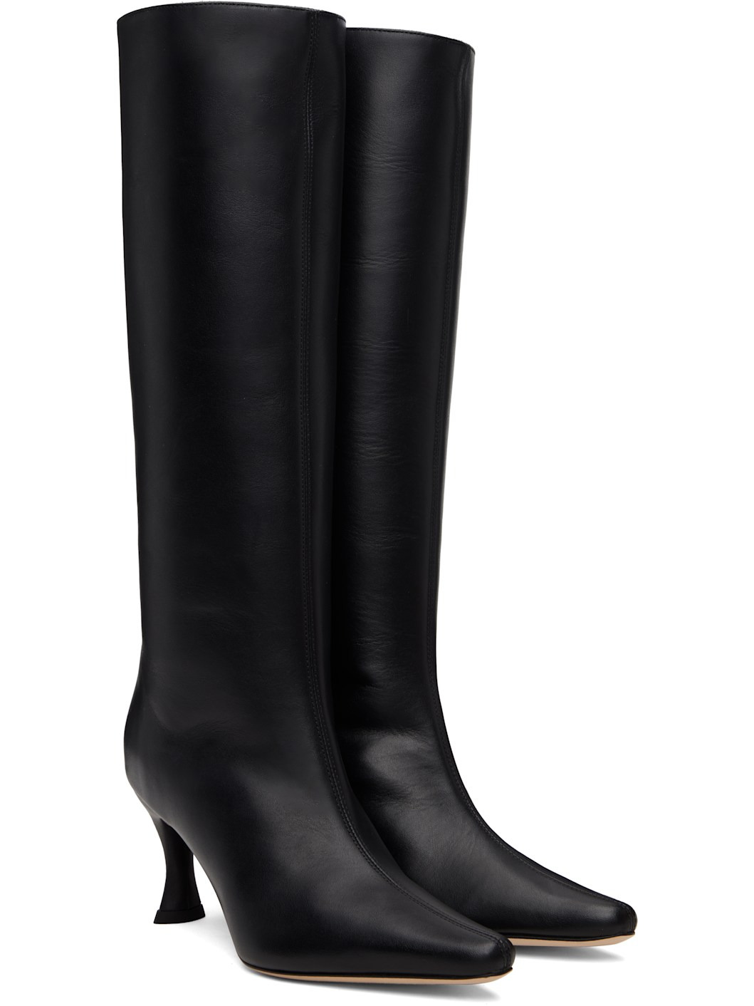 Black Stevie 42 Knee-High Tall Boots - 4