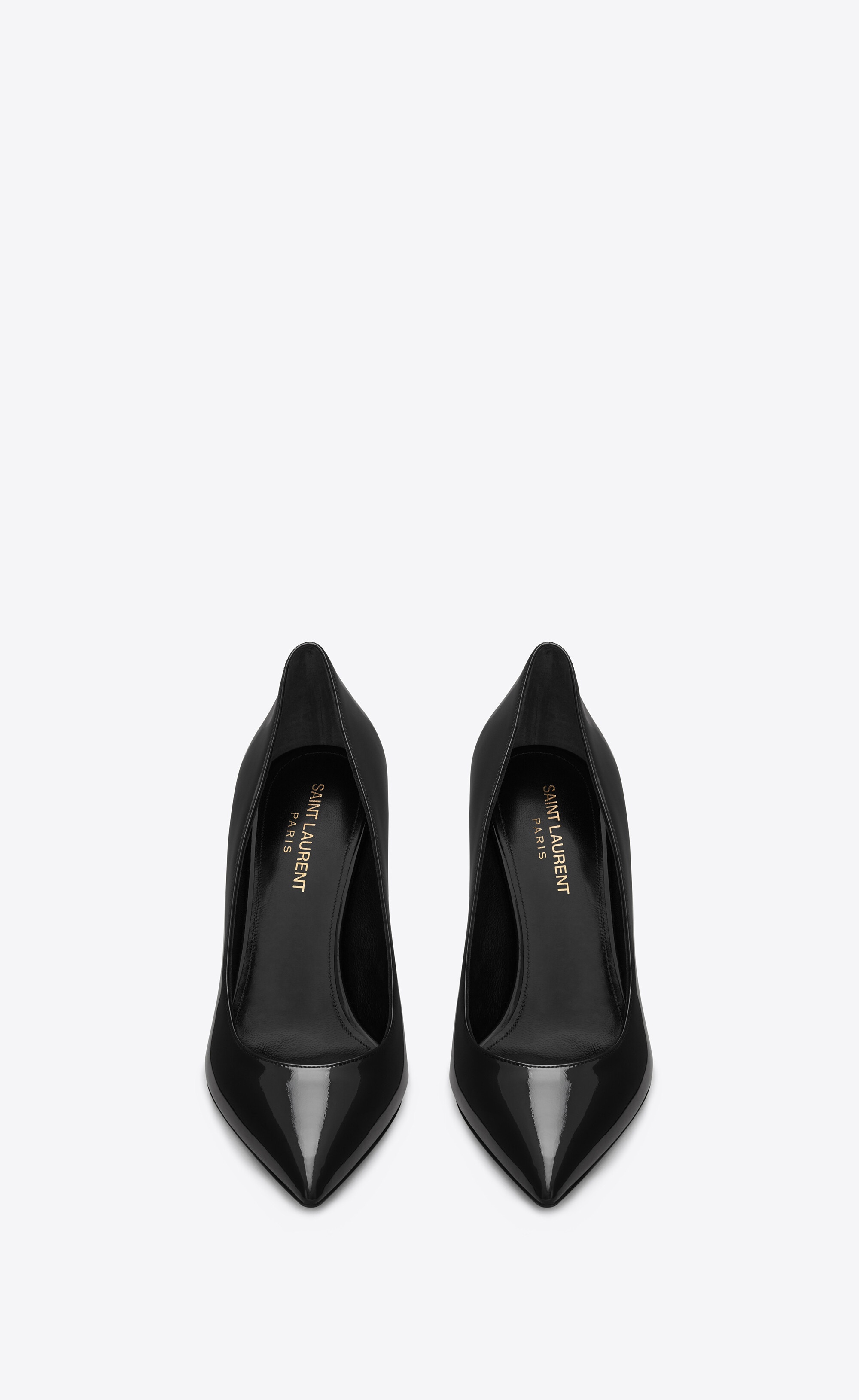 opyum pumps in patent leather with gold-tone heel - 2