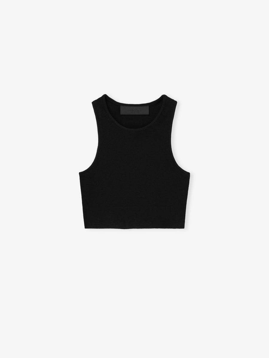 Womens Rib Knit Sport Tank - 1
