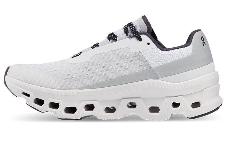 (WMNS) On Running Cloudmonster 'White Black Grey' 61.98433 - 2
