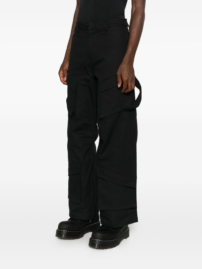 pocket-detail straight-leg trousers 3