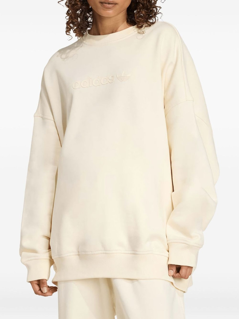adidas logo-detail sweatshirt outlook