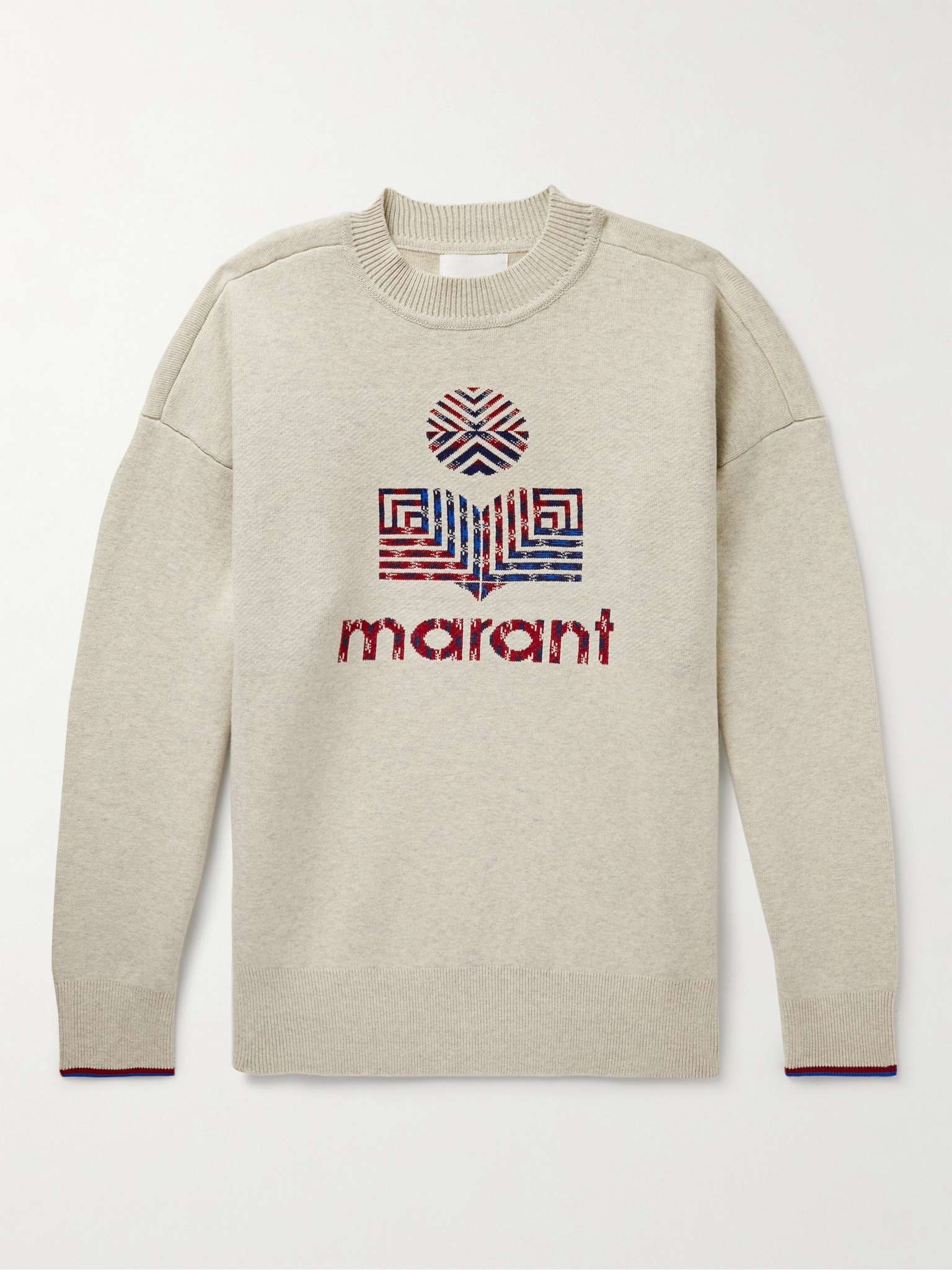 Logo-Intarsia Knitted Sweater - 1