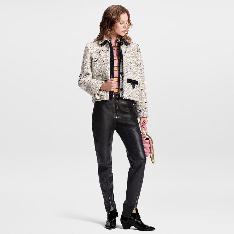 Louis Vuitton Bouclette Tweed Boxy Jacket outlook