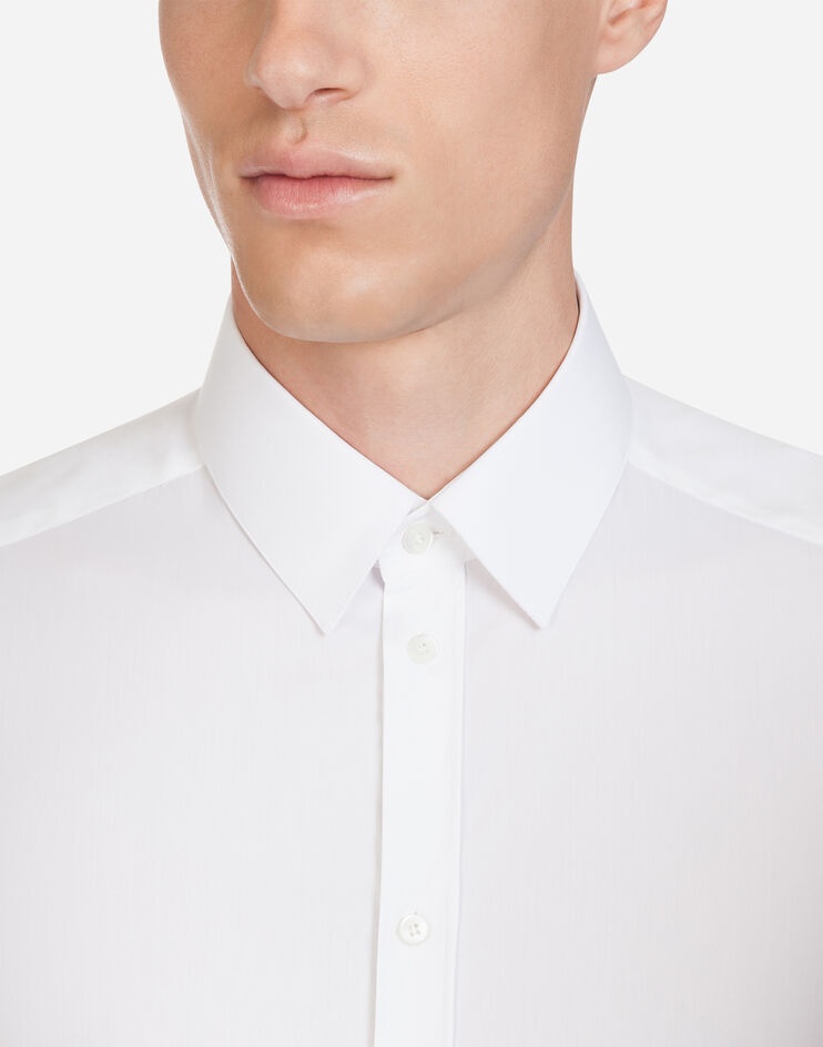 Shirt in stretch cotton poplin - 3