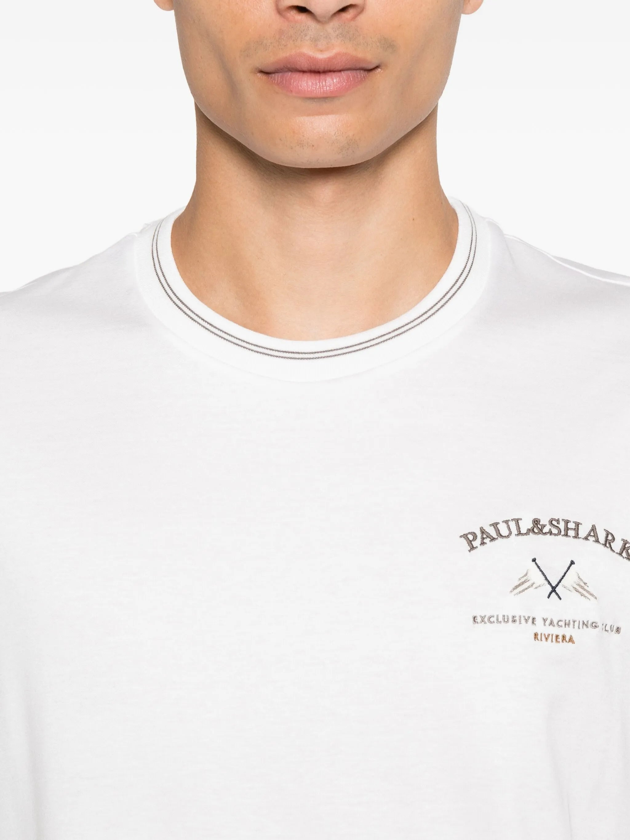 Paul & Shark Logo-embroidered Crew-neck T-shirt - 2
