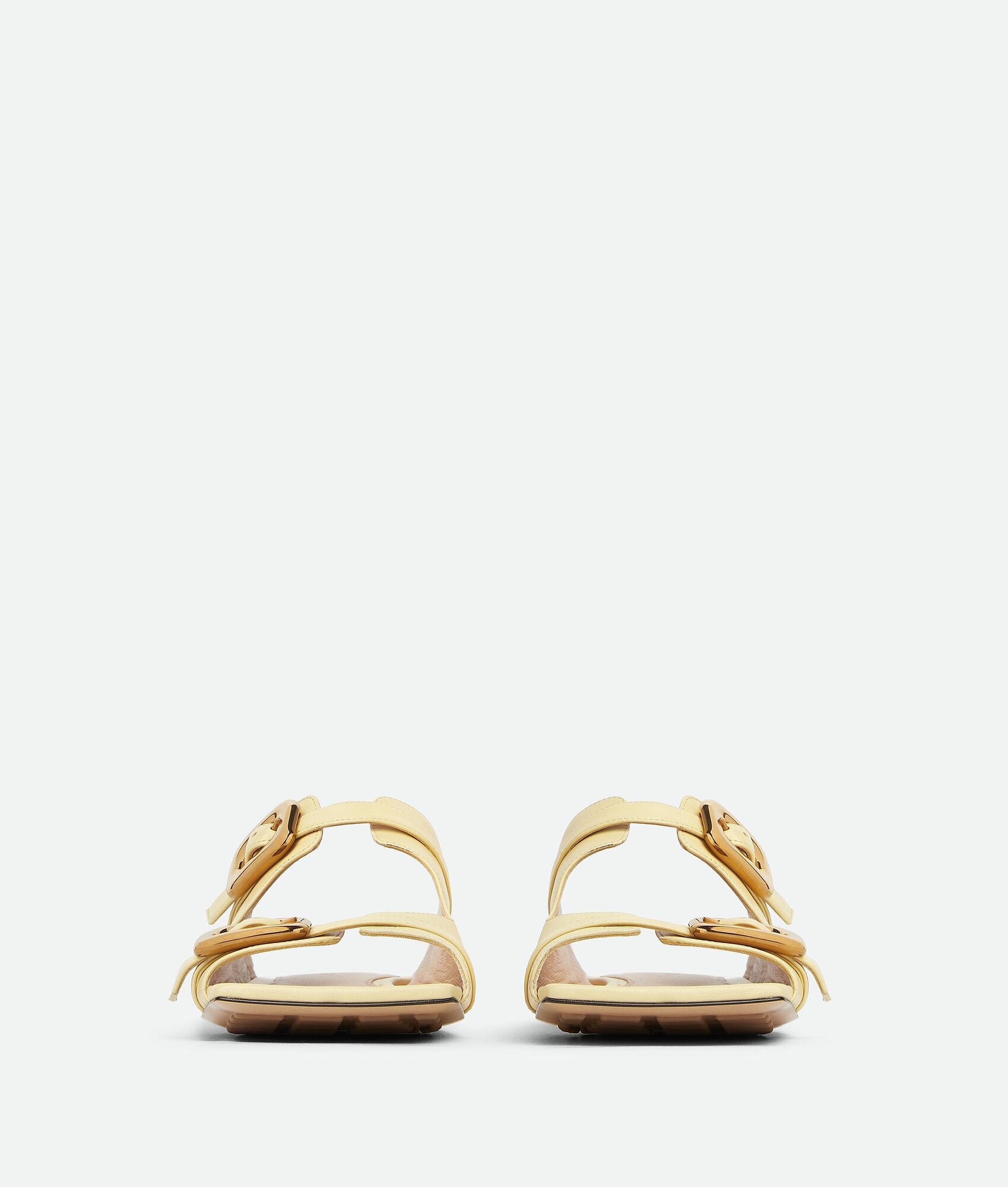 Stretch Buckle Mule Sandal Flat - 2