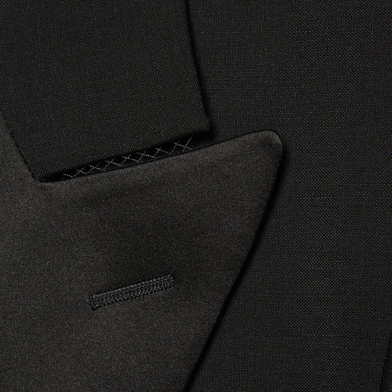 Fitted mohair wool tuxedo 10