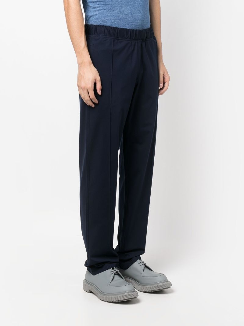stretch-cotton track trousers - 3