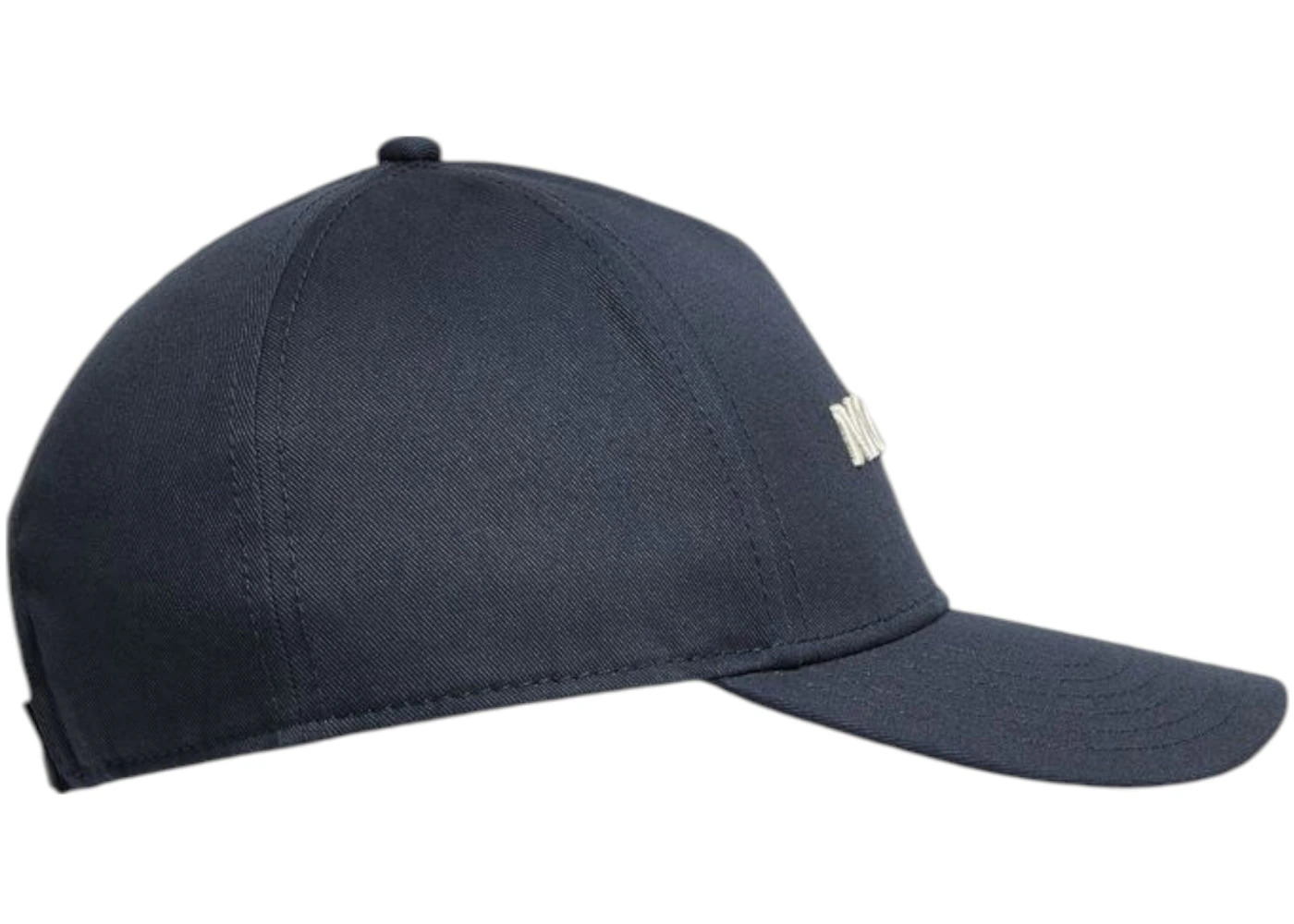 Moncler Logo Embroidered Baseball Cap Navy - 3