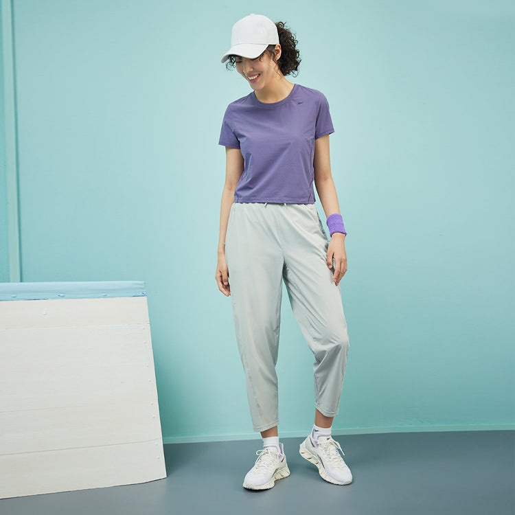 (WMNS) Reebok Sportswear Short Sleeve T-shirt 'Purple' 23RCS408WGP0 - 3