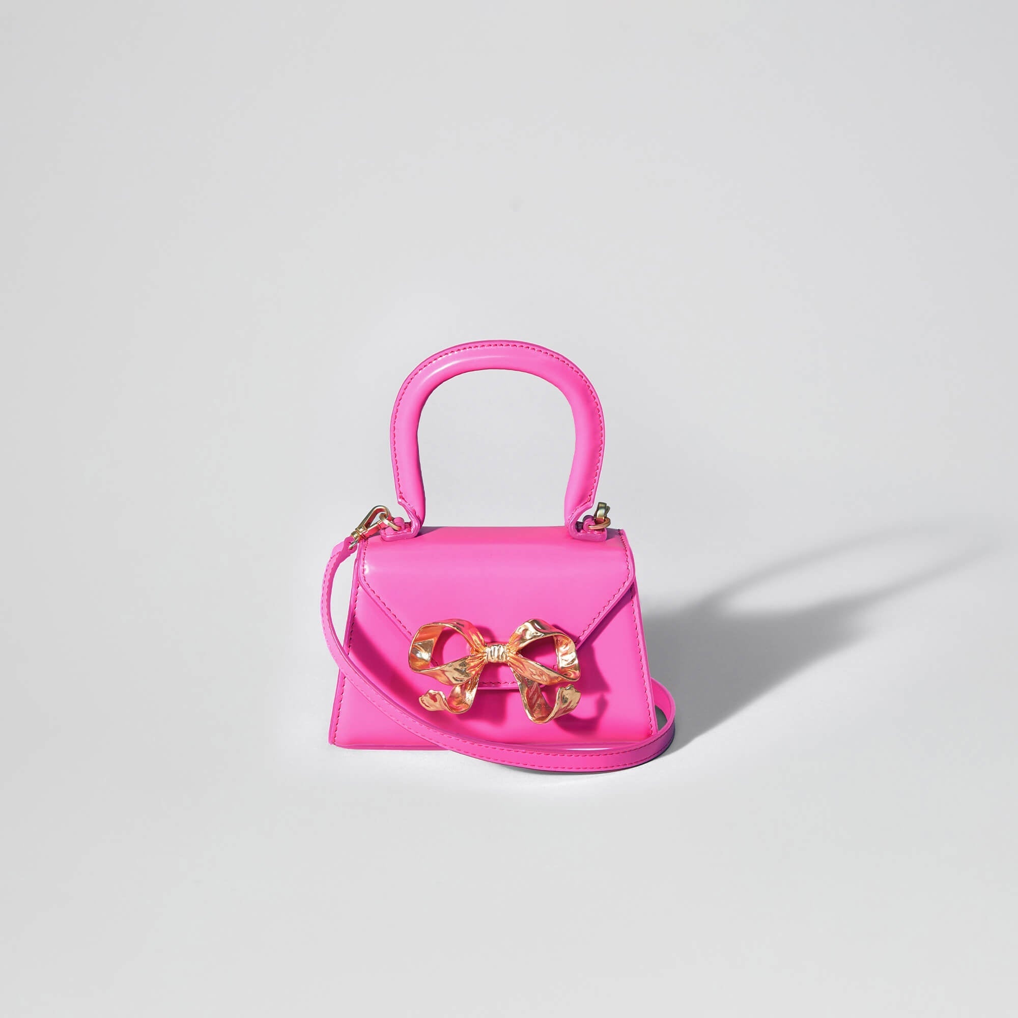 Pink Bow Micro Envelope Bag - 4