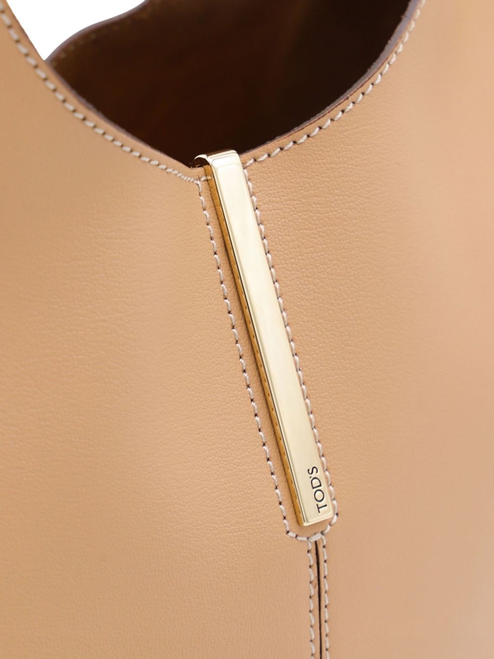 small top-handle gold-bar tote bag - 4