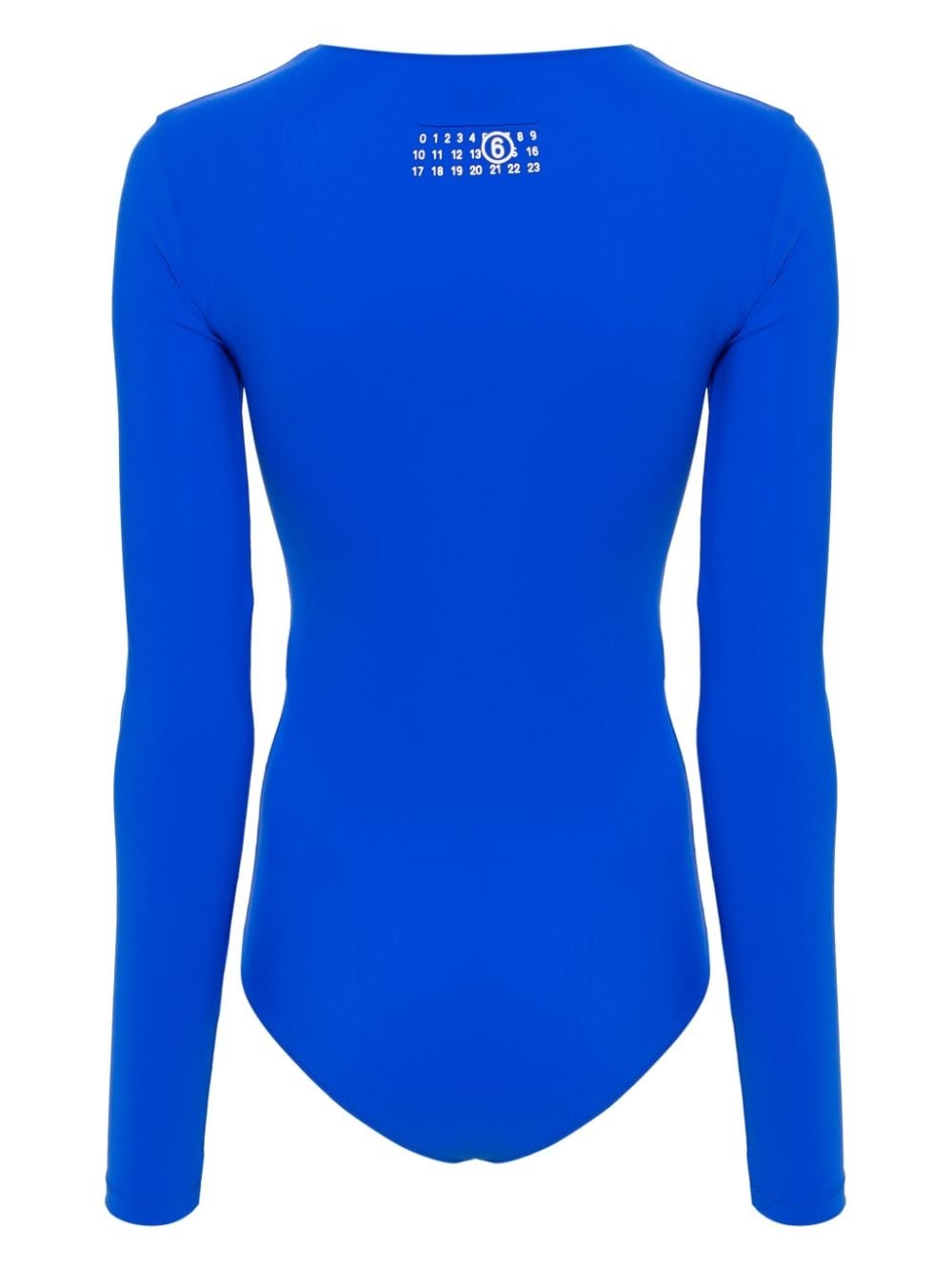 numbers-print long-sleeve bodysuit - 2