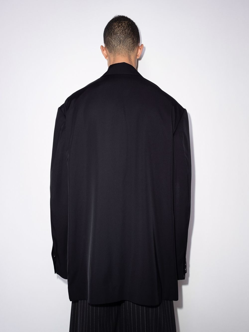flap-pocket long-sleeve shirt jacket - 3
