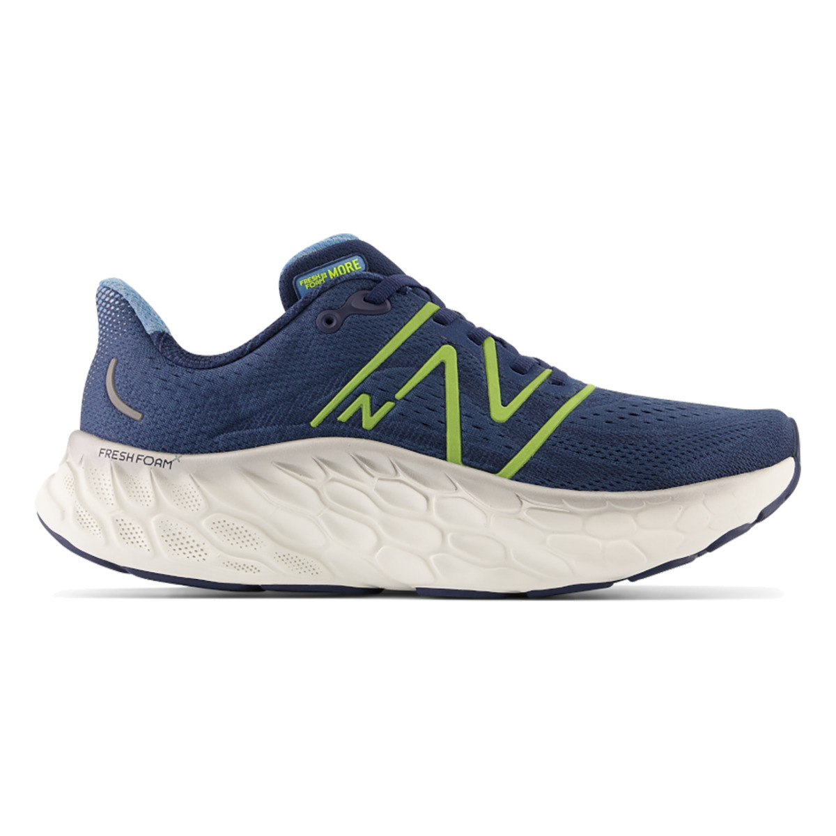 New Balance Fresh Foam X More V4 - Navy - Cosmic Pineapple - Heritage Blue - 1