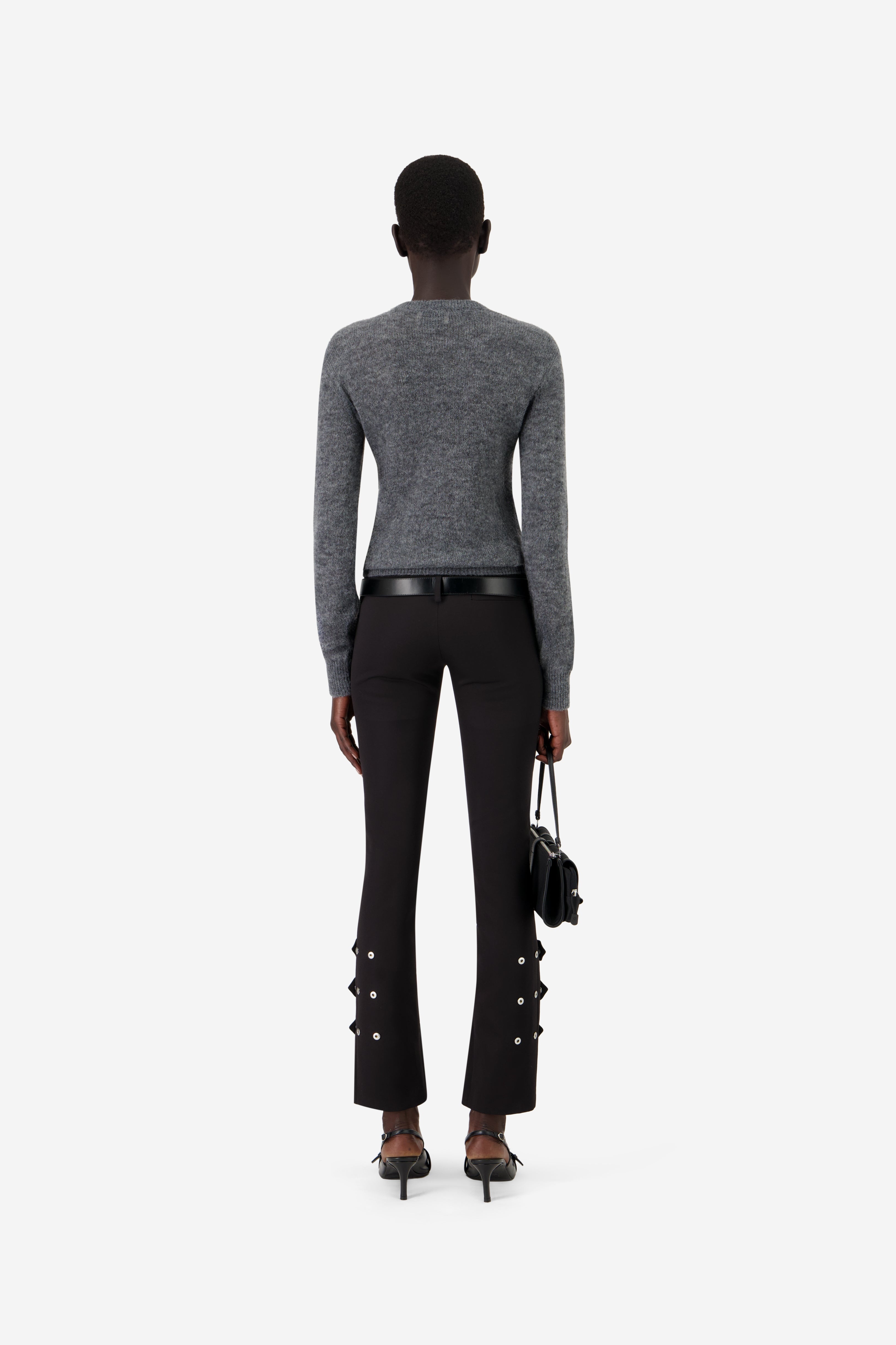 Buckle Cut-Out Sweater - 5