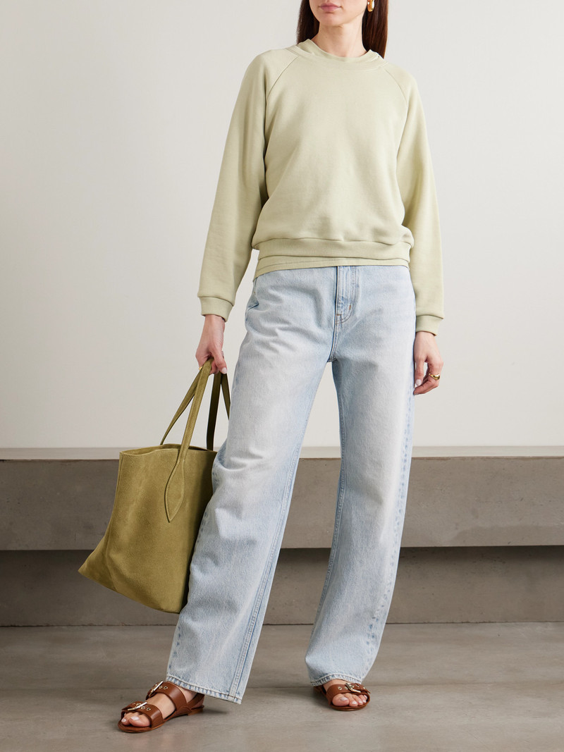 JAMIE HALLER The Fan Mid-rise Wide-leg Jeans outlook