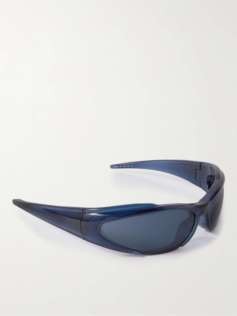 Cat-Eye Logo-Print Acetate Sunglasses 3