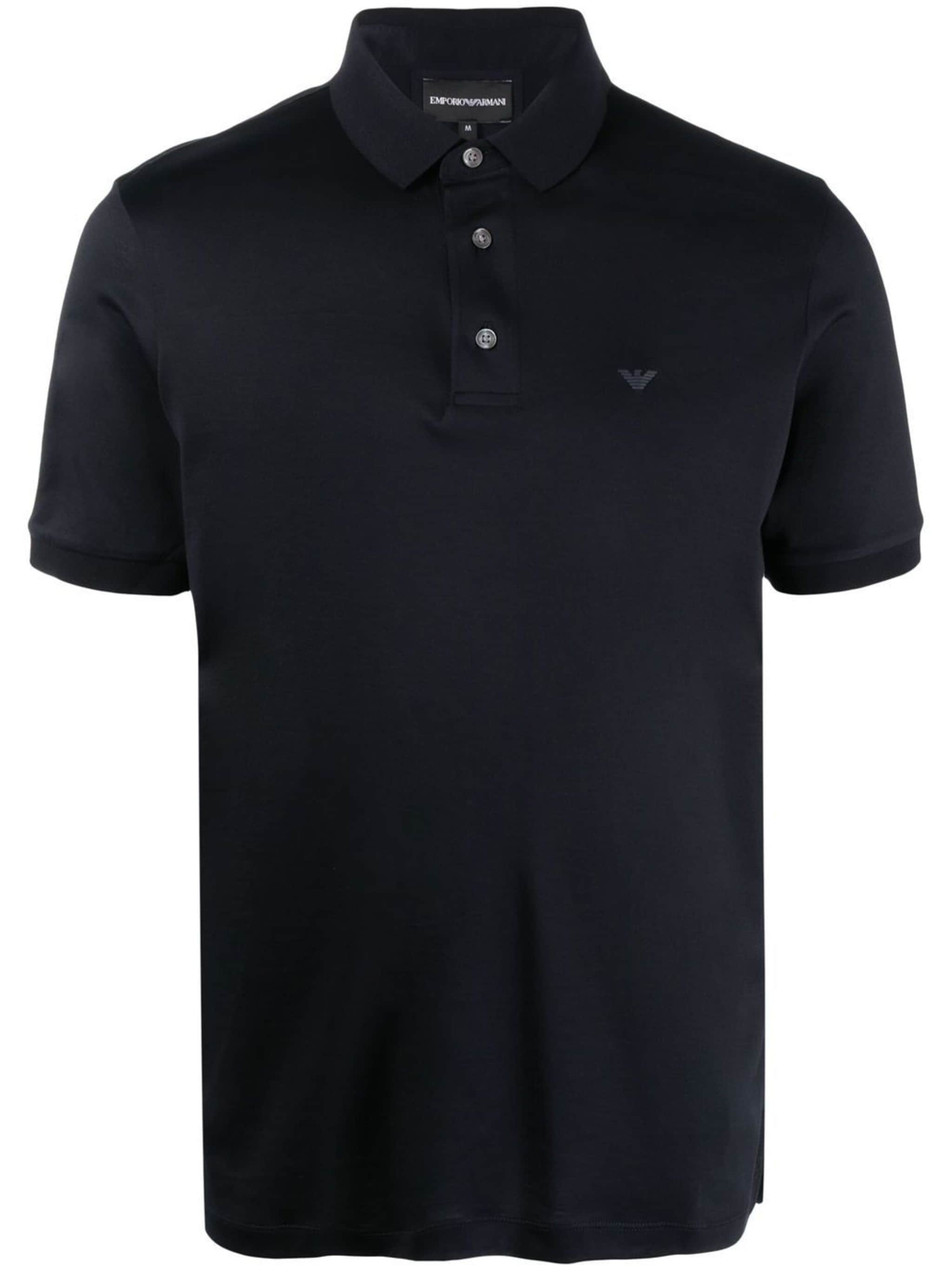 logo-print polo shirt - 1