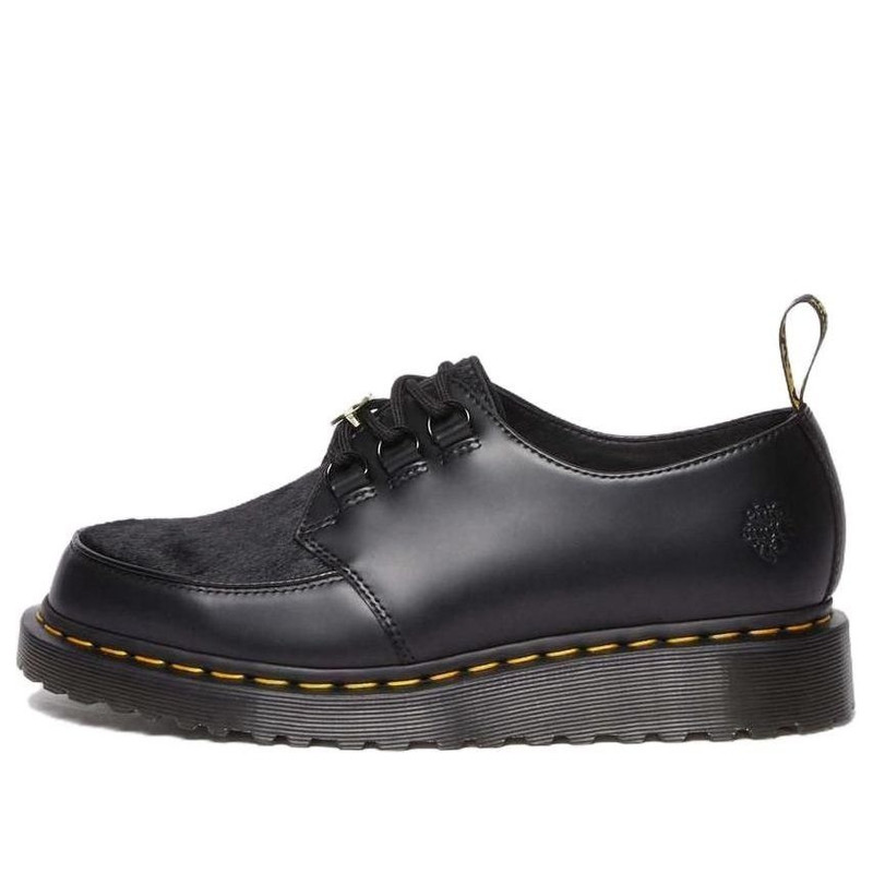 Dr. Martens Ramsey Girls Don't Cry Hair-on Leather Creeper Shoes 'Black' 31789001 - 1